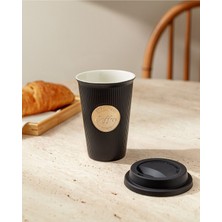 Madame Coco Grand Gold Kupa - Siyah - 340 ml