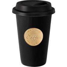 Madame Coco Grand Gold Kupa - Siyah - 340 ml