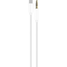 Samsung Galaxy Z Flip6  Ile Uyumlu Type C To 3.5 mm Aux Kablosu 1m AC06