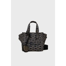 Emporio Armani Tamamı Logolu Çıkarılabilir Askılı Çanta Bayan Çanta EW000371 AF12993 FB237