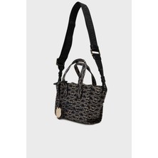 Emporio Armani Tamamı Logolu Çıkarılabilir Askılı Çanta Bayan Çanta EW000371 AF12993 FB237