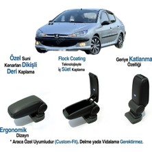 Pugeot 206 Araca Özel Kol Dayama Kolçak Vidasız 2009 2010 2011