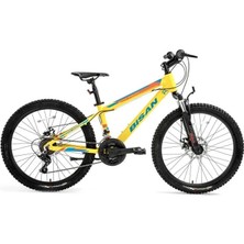 Bisan Kdx 2900-V-25 Erkek Dağ Bisikleti 30CM V 24 Jant 21 Vites Cat Sarı Mavi Turuncu