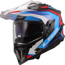 Ls2 Explorer C Karbon Frontıer Iı Beyaz-Mavi Kask