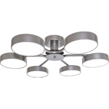 Güneş Modern Tasarım 6lı LED Avize Enerji Tasarruflu 3 Renk Işık Salon Yatak Odası Yemek Odası