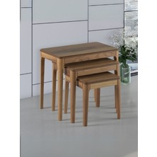 Gazzini Furniture Nova Ceviz Zigon Sehpa