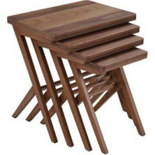 Gazzini Furniture Zeta Ceviz Zigon Sehpa