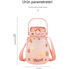 Wang Büyük Göbek Plastik Su Bardağı Açık Büyük Kapasiteli Spor Su Isıtıcısı (Yurt Dışından)