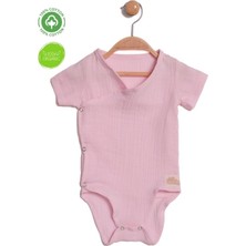 %100 Pamuklu Organik Müslin Unisex Alttan Çıtçıtlı Body