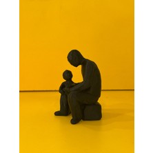 Baba-Çocuk Insan Figürlü Biblo
