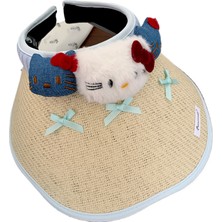 Wang Kitty Kedi Boş Üstten Güneş Şapkası (Yurt Dışından)