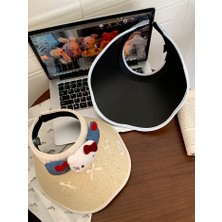 Wang Kitty Kedi Boş Üstten Güneş Şapkası (Yurt Dışından)