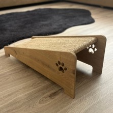 Masello Eğimli Kedi Tırmalama Rampası Safir Meşe