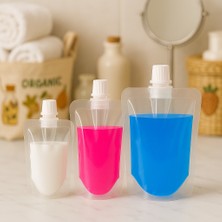 Çeşitli Ölçülerde İçecek Torbası 50 ml Ginger Shot, 100 ml Detoks, 200 ml Cold Brew 2'şer Adet (Toplamda 6 Adet)
