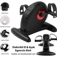 Kochler Mini Elektrikli El ve Ayak Egzersiz Bisikleti Dijital Göstergeli Eliptik Kondisyon Bisikleti