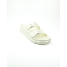 Babalı 502 Feelup Ekru Eva Çift Toka Kadın Terlik