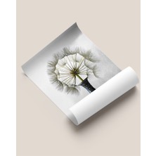 Çerçevesiz Poster Çini Vazoda Karahindiba Çiçeği