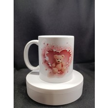 Ayıcık Desenli Kupa Bardak