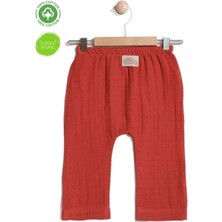 %100 Pamuk Organik Bebek Pantolonu – Yumuşak Kumaş, Esnek Bel, Unisex Tasarım