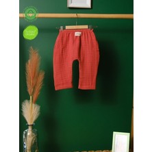 %100 Pamuk Organik Bebek Pantolonu – Yumuşak Kumaş, Esnek Bel, Unisex Tasarım