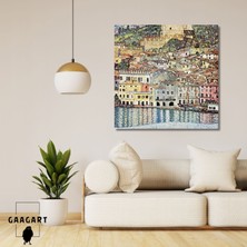 Kare Kanvas Tablo Ünlü Eserler Gustav Klimt Garda Denizi