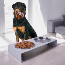Dolcedo Büyük Irk Metal Mama Kabı Standı