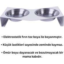 Avegno Büyük Irk Metal Mama Kabı Standı