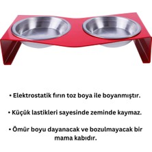 Avegno Büyük Irk Metal Mama Kabı Standı