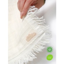 Devicoo  Pamuk 4 Katlı Müslin Bebek Battaniyesi – 120X120 Cm, Nefes Alabilen, Organik Kumaş