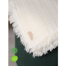 Devicoo  Pamuk 4 Katlı Müslin Bebek Battaniyesi – 120X120 Cm, Nefes Alabilen, Organik Kumaş