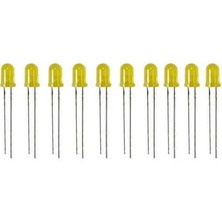 5 mm Sarı LED - 10 Adet