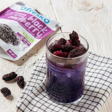 Ofrésko Karadut Kuru Meyve Cipsi 20 gr – İlave Şekersiz & Katkısız - Dondurularak Kurutulmuş Sağlıklı Atıştırmalık – Freeze Dried Karadut