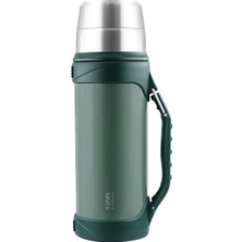 X-Juglarge Paslanmaz Çelik Termos 1200ML Seyahat Termosu 1.2l (Yeşil)