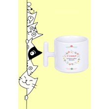 Cennet Annelerin Ayakları Altındadır Anneler Günü Tasarım Baskılı Beyaz T Sap Kupa Bardak