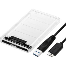 Alfais 4266K 2.5” Hdd/ssd USB 3.0 To Sata Dönüştürücü Harici Şeffaf Taşınabilir Kutusu