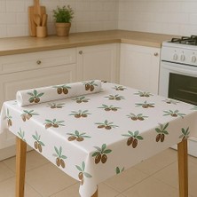 Alsepeteavm  Roll-Up Rulo Kağıt Masa Örtüsü Zeytin Desenli 100 x 150CM 16 Yaprak
