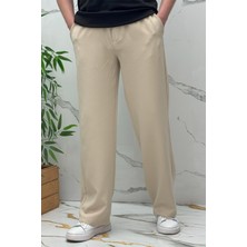 Erkek Baggy Geniş Kesim Pantolon Double Kumaş Yazlık