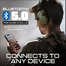 Earmor M300T Bluetooth Elektronik Atış Kulaklığı Kulak Koruma (Foliage Green) Yeşil