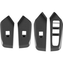 Oasis Oasis Karbon Fiber Pencere Camı Kaldırma Düğmesi Anahtarı Kapağı Döşemesi (Yurt Dışından)