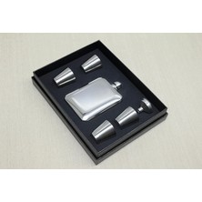 4 Shot Bardaklı Matara Seti ALK3907