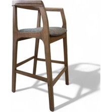 Gazzini Furniture Helsinki Ahşap Bar Sandalyesi