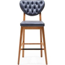 Gazzini Furniture Olivya Ahşap Bar Sandalyesi