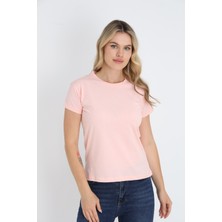 Nefes Alabilen %100 Pamuk Bisiklet Yaka Regular Fit Normal Kesim Baskısız Basic Tişört