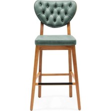 Gazzini Furniture Olivya Ahşap Bar Sandalyesi