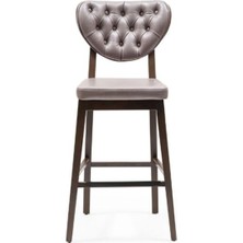 Gazzini Furniture Olivya Ahşap Bar Sandalyesi