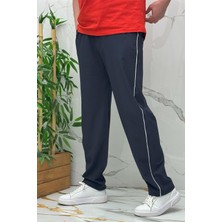 Erkek Yanları Biyeli Full Likralı Baggy Pantolon