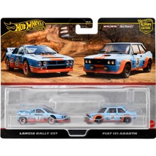 Hot Wheels 2 Li Premıum Lancia Rally 037 / Fiat 131 Abarth HRR81 2021 M.
