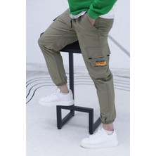 Erkek Jogger Kargo Cepli Paraşüt Pantalon (Dar Kesim)