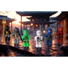 Cadı Toys Samuray Ninja Oyuncak Figür Seti – 6'lı Aksiyon Figürü ve Silah Seti – Koleksiyon ve Oyun Seti