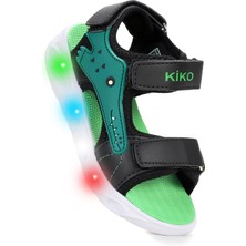 Kiko Kids Arnı Günlük Işıklı Cırtlı Erkek Çocuk Sandalet Ayakkabı